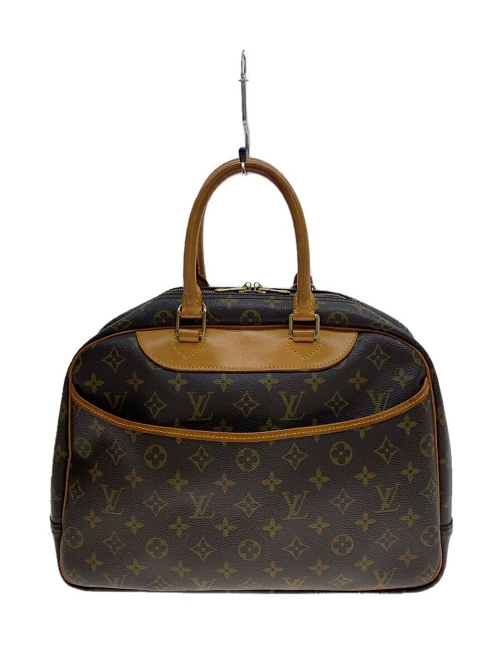 LOUIS VUITTON Bowling Vanity Deauville Monogram Canvas Brown